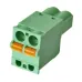 Соединитель штекерный печатной платы, 2 полюса, RM5.08, KLR2GKD-5.08-02P
