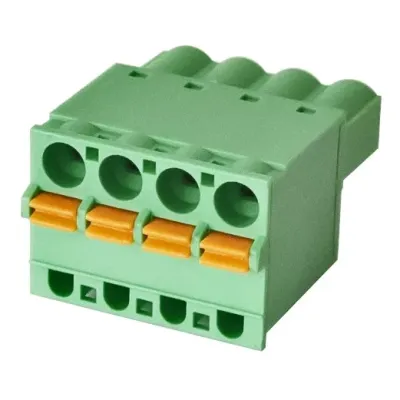 Соединитель штекерный печатной платы, 4 полюса, RM5.08, KLR2GKD-5.08-04P