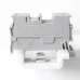 Клемма проходная, зажим push-in, серая 17.5 A, 500 В, 1.5 кв. мм (1 уп-140шт) RYK 1.5-V0 KLR
