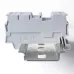 Клемма проходная, зажим push-in, серая 17.5 A, 500 В, 1.5 кв. мм (1 уп-110шт) RYK 1.5 TO-V0 KLR
