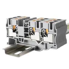 Клемма проходная, зажим push-in, серая 57 A, 1000 В, 10 кв. мм (1 уп-30шт) RYK 10 TO KLR