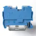 Клемма проходная, зажим push-in, синяя 24 A, 1000 В, 2.5мм2 /(1 уп-90шт) RYK 2.5 BU-V0 KLR