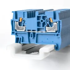 Клемма проходная, зажим push-in, синяя 24 A, 1000 В, 2.5мм2 /(1 уп-90шт) RYK 2.5 BU-V0 KLR