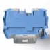 Клемма проходная, зажим Push-in, синяя, 32 А,1000 В, 4 кв. мм (1 уп-70шт) RYK 4 BU-V0 KLR