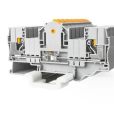 Клемма измерительная, зажим push-in, серая  41 A, 1000 В, 6 кв. мм (1 уп-20шт) RYK 6 T-V0 KLR