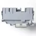 Клемма проходная, зажим push-in, серая 41 A, 1000 В,  6 кв. мм (1 уп-50шт) RYK 6 TO-V0 KLR