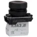 Кнопка КМЕ4111м-черный-1но+1нз-цилиндр-IP40