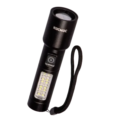 Фонарь ручной аккумуляторный 10Вт LaserLED/Li-ion 18650 1200mAh/алюм./USB Type-C
