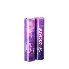 Аккумулятор высокотоковый 18650 Li-ion 2200 мАч без защиты 3.7В шринка 2 шт