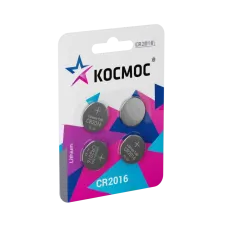 Батарейка CR2016 литиевая 3V блистер 4 шт