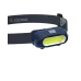 Фонарь налобный аккумуляторныйуляторный 3Вт COB LED съемный Li-ion 18650 800mAh ABS-пластик USB-шнур typeC
