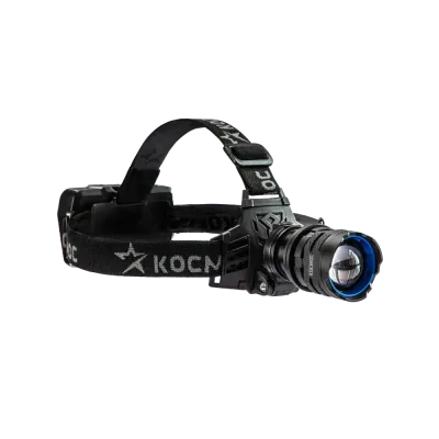 Фонарь налобный аккумуляторный 10Вт LED/ Laser LED/ Li-ion 18650 3x1200mAh/алюм./ USB Type-C