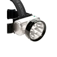 Фонарь налобный аккумуляторный, 10 LED, аккумулятор 3 АА, 140 Lm, 12 часов
