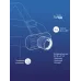 Фонарь налобный аккумуляторный, 3W, аккумулятор 3,7V 1,2Ah, 180Лм, 8 часов