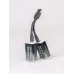 Аккумулятор 18650 Li-ion перезаряжаемый  9V Крона 1000 мАч зарядка от USB Type-C с кабелем для быстрой зарядки упаковка 2 штуки