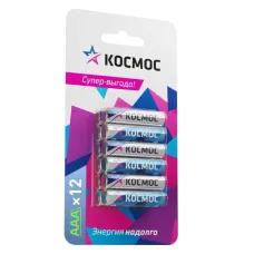Батарейка алкалиновая мизинчиковая ААА LR03 блистер 12 шт