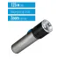 Фонарь ручной аккумуляторный 3Вт LED/линза/зум/Li-ion18650 1200mAh/анодир алюминий/USB-шнур