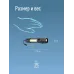 Фонарь ручной аккумуляторныйуляторный 1Вт LED+5ВтCOB линза зум Li-ion 18650 1000mAh ABS-пластик USB-шнур