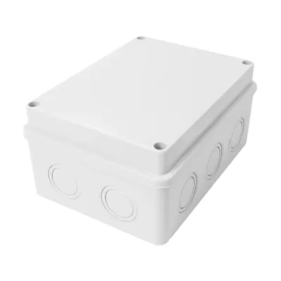 Коробка распределительная с перфорацией под выдавливание с крышкой  IP54  150x110x70мм  KP-1511-G/ KLR