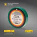 Изолента ПВХ KRANZ 0.13х15 мм, 10 м, зеленая 10шт