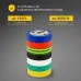 Набор изоляционных лент KRANZ 0.13х15 мм, 10 м, 7 цветов