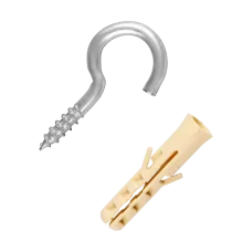 Крюк-шуруп Zn d5,4 х L80 мм (2 шт.)