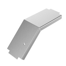 Крышка лотка КЛС 250х50-45 У3 для поворота трассы вниз на 45, окрашенная,  S1,0