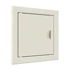 Л1010Р Ivory, Люк-дверца ревизионная 122х122 с фланцем 98х98 с ручкой АБС