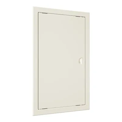 Л2540Р Ivory, Люк-дверца ревизионная 268х418 с фланцем 246х396 с ручкой АБС