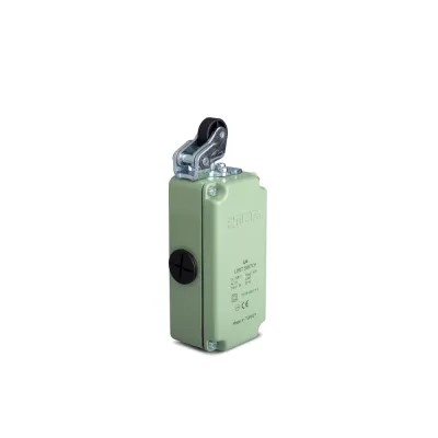 Концевой выключатель, привод однонаправленный пластиковый ролик 22мм с угловым действием 2х(1НЗ+1НО, мгновенное сраб.), серия L4, алюминиевый к