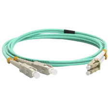 Патч-корд оптический, дуплексный, LC/PC-SC/PC, OM3, LSZH, 3.0 м