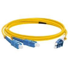 Патч-корд оптический, LSZH, дуплексный, LC/UPC-SC/UPC, SM OS2, 3.0 м