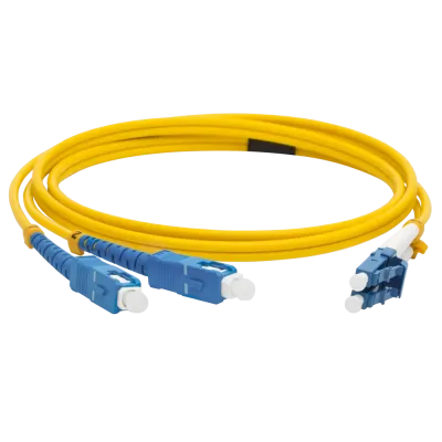 Патч-корд оптический, LSZH, дуплексный, LC/UPC-SC/UPC, SM OS2, 3.0 м