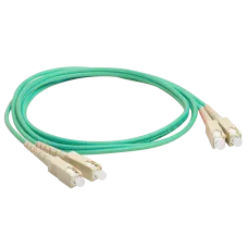 Патч-корд оптический, дуплексный, SC/PC-SC/PC, OM3, LSZH, 3.0 м