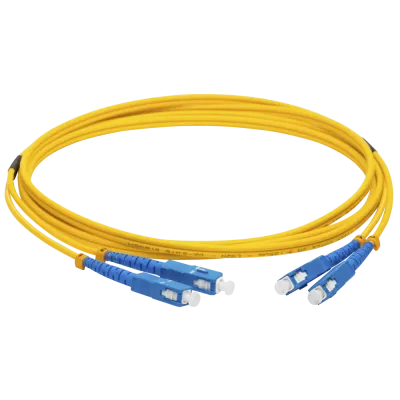 Патч-корд оптический, LSZH, дуплексный, SC/UPC-SC/UPC, SM OS2, 2.0 м