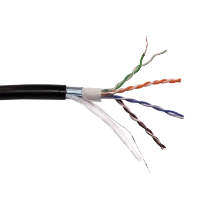 Витая пара F/UTP 4 пары Кат. 5E 200Mhz PE OUT с гидрофобом 305 м