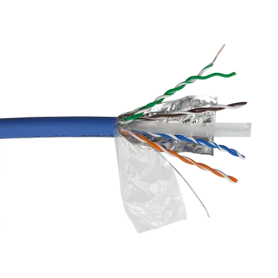 Витая пара F/UTP 4 пары Кат. 6A LSZH нг(А)-HF IN синий 305 м
