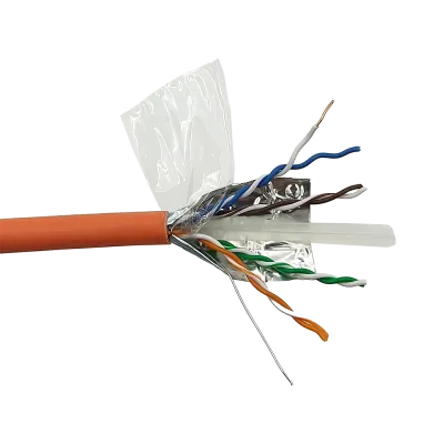 Витая пара F/UTP 4 пары Кат. 6 LSZH нг(A)-HF IN оранжевый 305 м