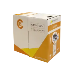 Витая пара U/UTP 4 пары Кат. 6 550Mhz LSZH нг(A)-HF IN черный 305 м