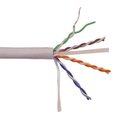 Витая пара U/UTP 4 пары Кат. 6 550Mhz LSZH нг(A)-HF IN серый 305 м