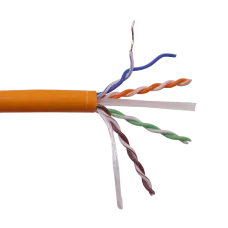 Витая пара U/UTP 4 пары Кат. 6 550Mhz LSZH нг(A)-HF IN оранжевый 305 м