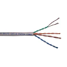 Витая пара UTP patch 4x2 кат 6 550Mhz LSZH IN серый 305 м