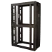Шкаф DCS 48U 600x1070 мм, с перфорированными дверьми, без боковых панелей, черный