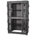 Шкаф DCS 48U 600x1070 мм, 4 секции, двери с перфорацией, с боковыми панелями, черный