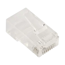 Коннектор RJ45 тип EZ, 8P8C, UTP, Cat.5e, универсальный, покрытие 50 микрон,100 шт.