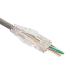 Коннектор RJ45 тип EZ, 8P8C, UTP, Cat.5e, универсальный, покрытие 50 микрон,100 шт.