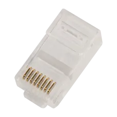 Коннектор RJ45 тип EZ, 8P8C, UTP, Cat.6, универсальный, покрытие 50 микрон,100 шт.