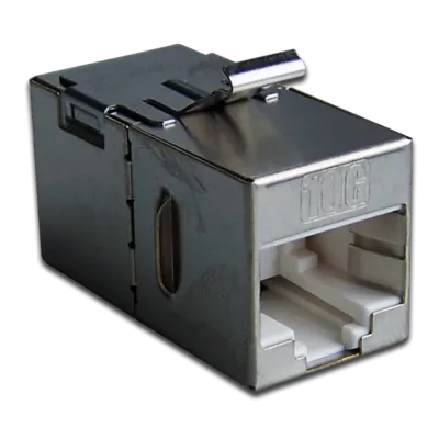 Повторитель портов RJ45, экранированный, кат.6A, формата Keystone