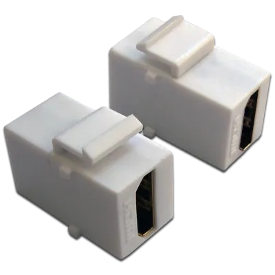 Модуль Keystone, HDMI, мама-мама, 180 градусов, белый