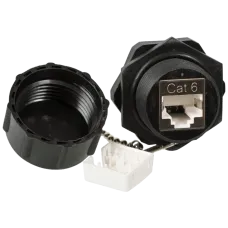 Модуль индустриальный Keystone, RJ45, экранированный, кат.6, IP68, 180 градусов